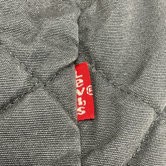 Vintage Levi’s Jacket Men’s XL Navy Blue Quilted Trucker Work Full Zip/ Button - Picture 11 of 12